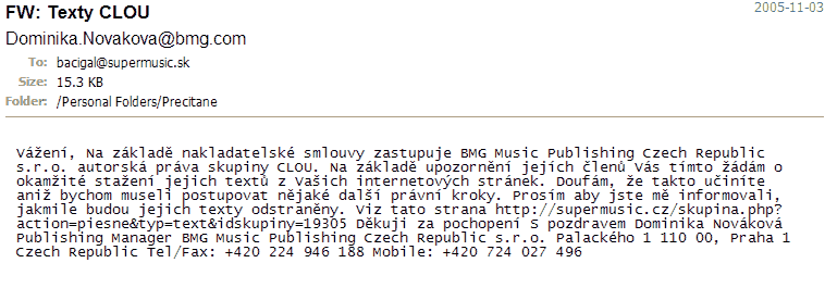 Pribeh ako si CLOU zablokovala slovenskych fan. Podivana.