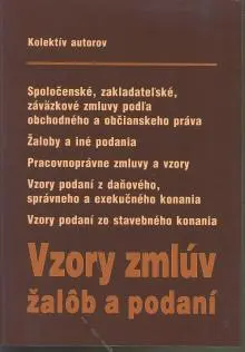 Vzory ZmlÚv, Žalob A PodanÍ + Cd